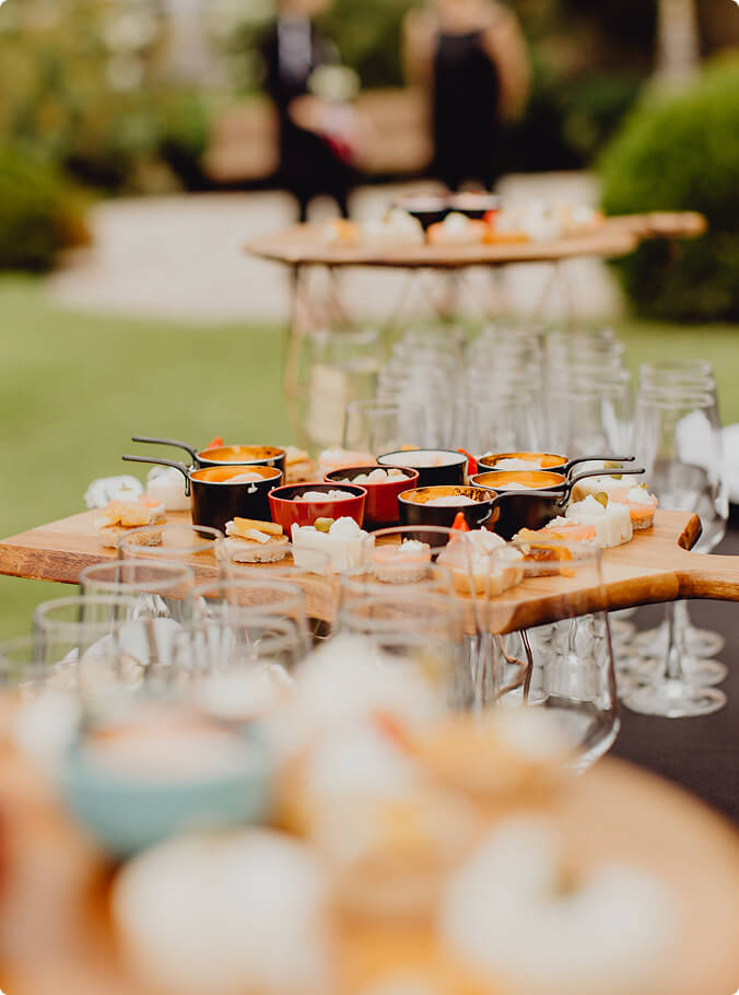 Traiteur pour mariages Réceptions privées